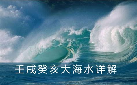 大海水命 什么意思|大海水命是什么意思